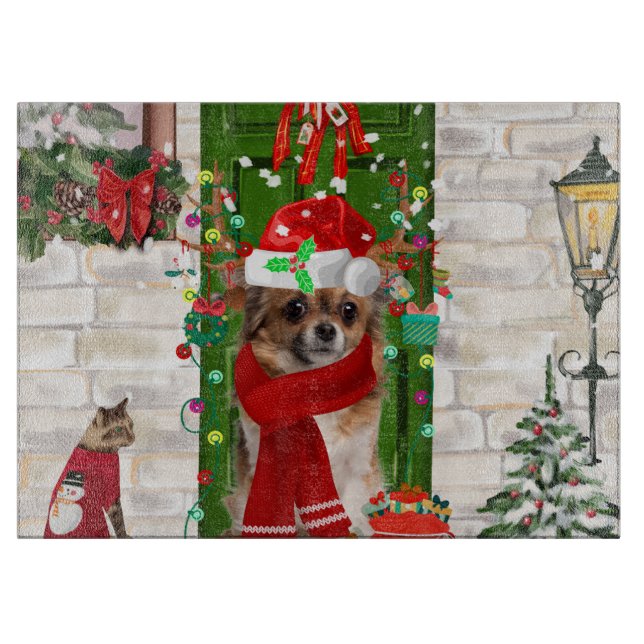 Chihuahua Hund jul (Framsidan)