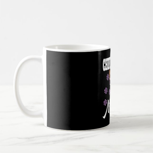 Chihuahua Hund Mamma Kaffemugg (Vänster)