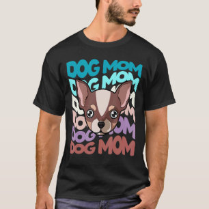 Chihuahua Hund Mamma Retro Vintage Hund T Shirt