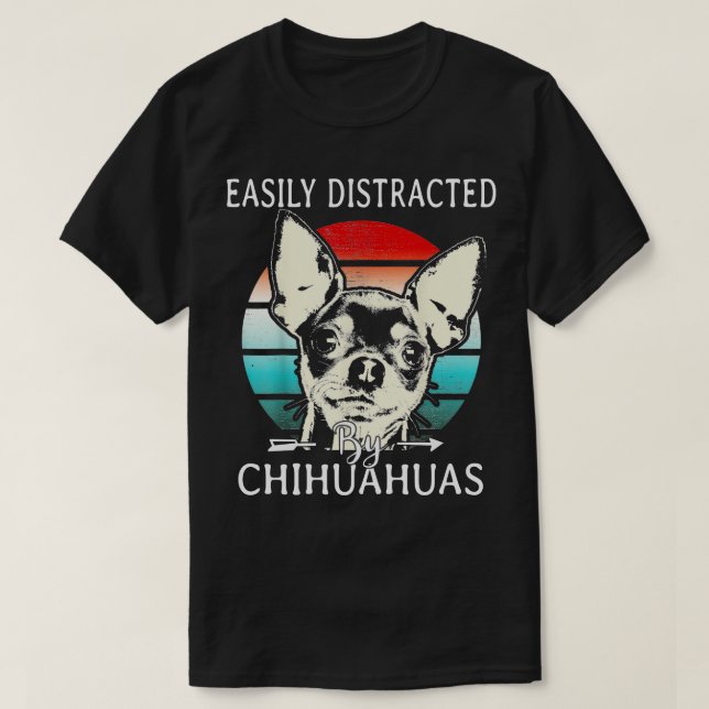 Chihuahua hund med kärlek t shirt (Design framsida)