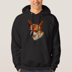 Chihuahua Hund med sitt folk Hoodie