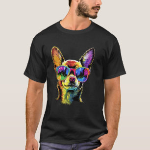 Chihuahua Hund med solglasögon Hundar Jag älskar s T Shirt