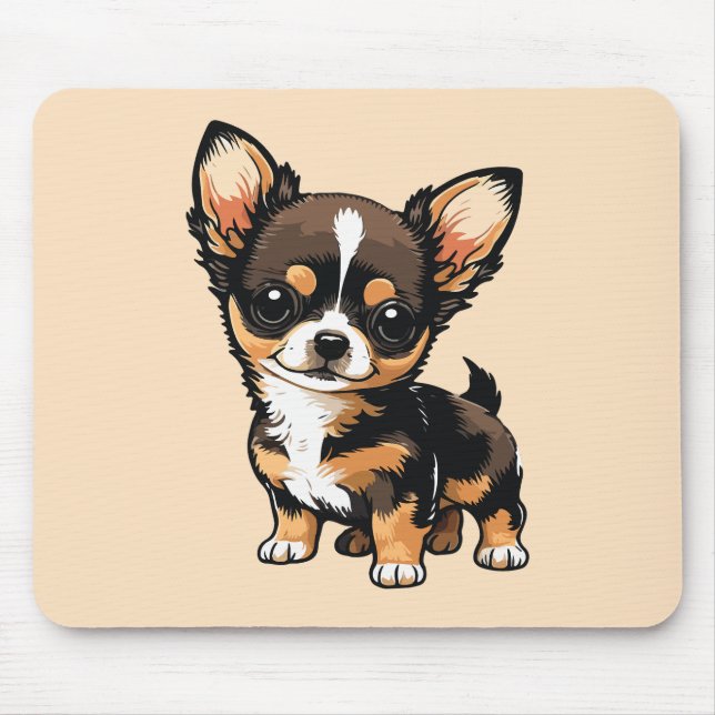 Chihuahua Hund  Musmatta (Framsidan)