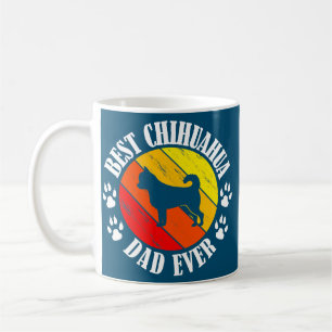 Chihuahua Hund Pappa Fars dag Best Chihuahua Pappa Kaffemugg