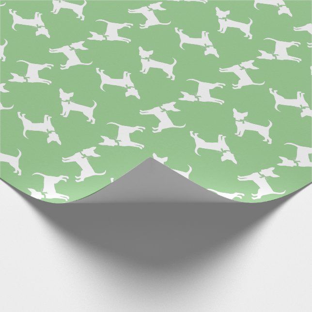 Chihuahua Hund Puppy Wrapping Papper Presentpapper (Hörn)