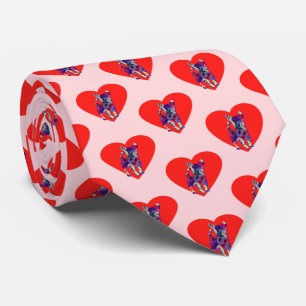 Chihuahua Hund Red Valentine Day Heart Rosa Nacke Slips