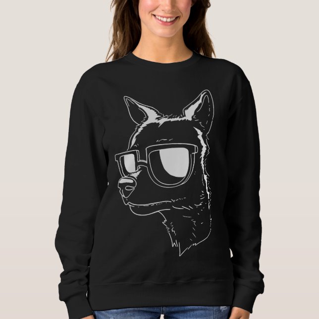 Chihuahua Hund Sunglasses T Shirt (Framsida)