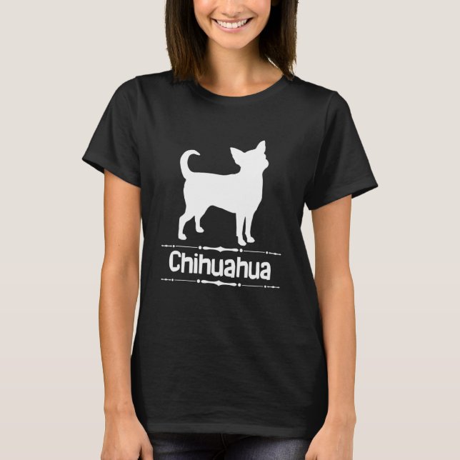 Chihuahua Hund T Shirt (Framsida)
