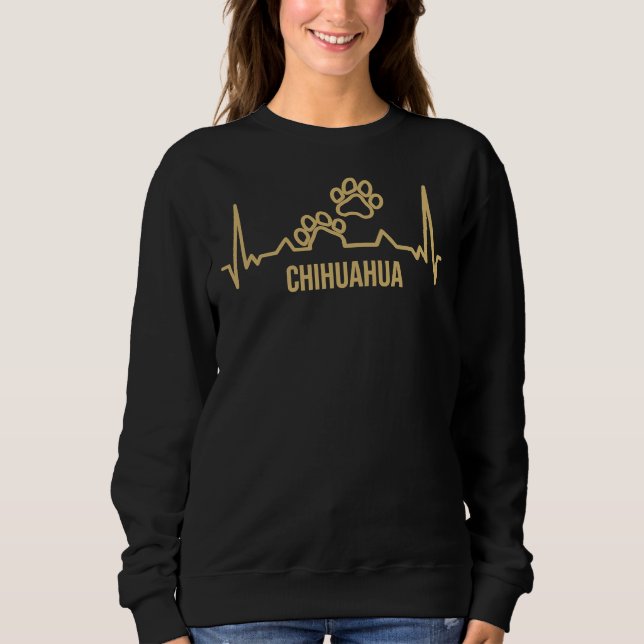 Chihuahua Hund Tass avtryck T Shirt (Framsida)