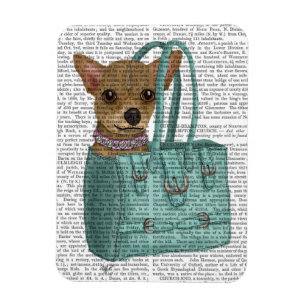 Chihuahua i bag magnet