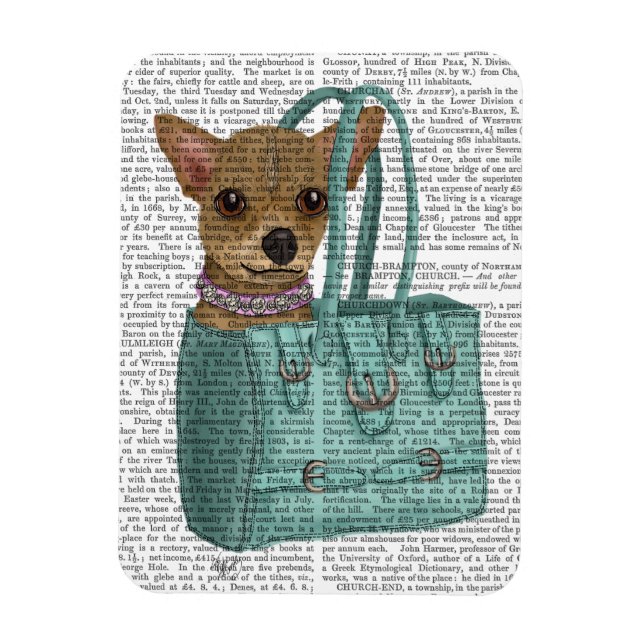Chihuahua i bag magnet (Vertikal)