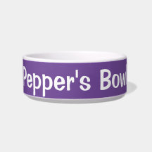 Chihuahua i Basket Ceramic Pet Bowl