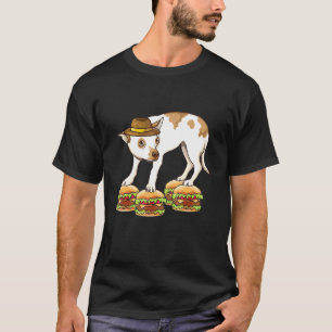 Chihuahua i en balancing på hamburgers Dank Member T Shirt