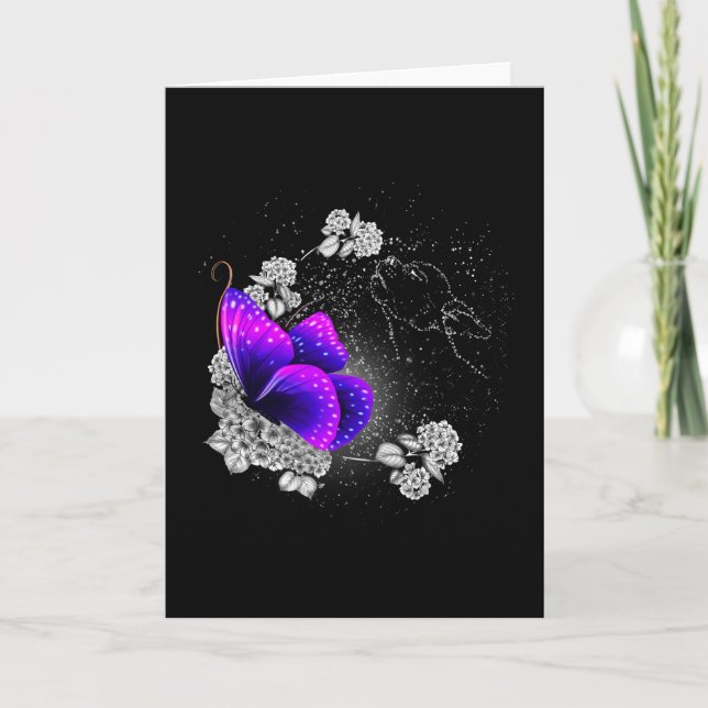 Chihuahua i himmelska förlusten av Hund Memorial H Kort (Framsida)