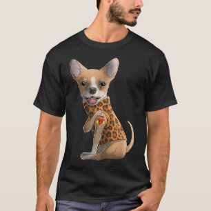 Chihuahua I Kärlek Mamma Tattoo Hund tröja Funny M