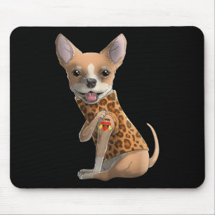 Chihuahua I Kärlek Mamma Tattoo Hund tröja Funny M Musmatta
