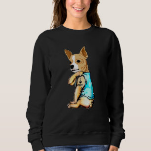 Chihuahua I Kärlek Mamma Tattoo T Shirt