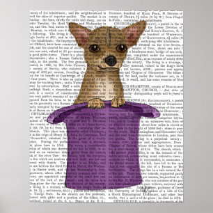 Chihuahua i Top hat Poster