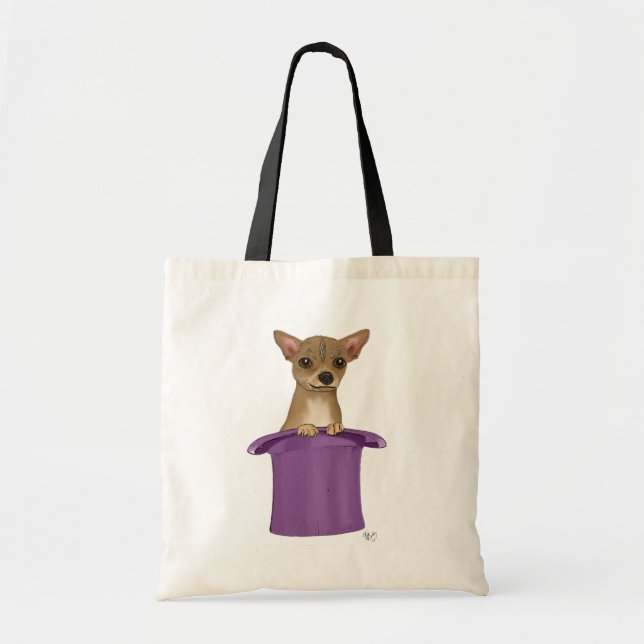 Chihuahua i Top hat Tygkasse (Framsidan)