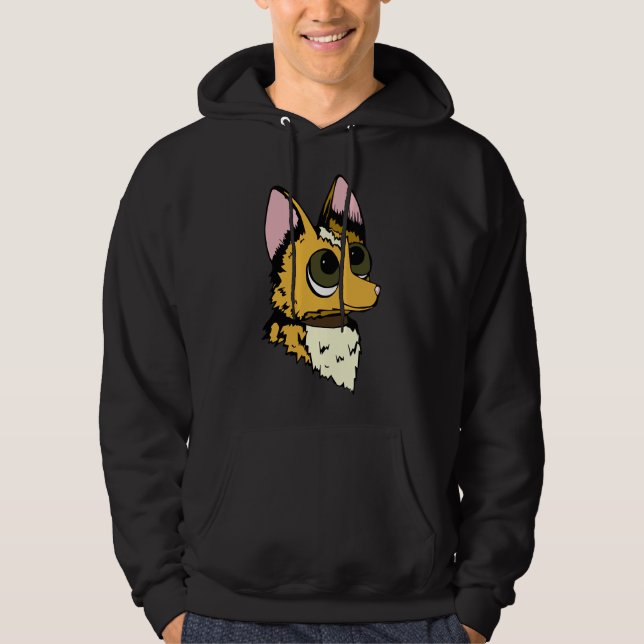 Chihuahua Illustration Thunder Hoodie (Framsida)