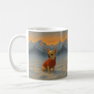 Chihuahua in the Snow Kaffemugg