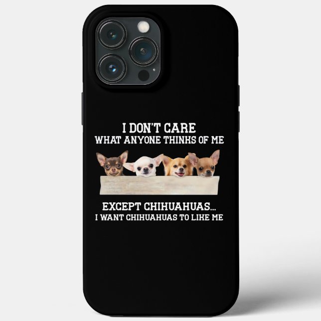 Chihuahua, jag bryr mig inte om vad nån tycker om  (Baksida)