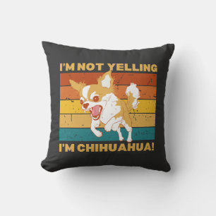 Chihuahua jag skriker inte. kudde
