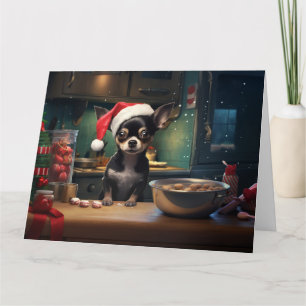 Chihuahua jul Cookies Helgdag Kort