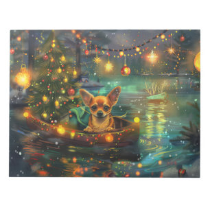 Chihuahua Jul Festive Voyage Anteckningsblock