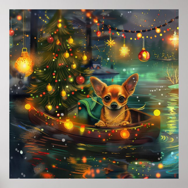 Chihuahua Jul Festive Voyage Poster (Framsidan)