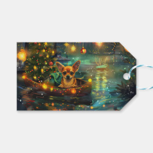 Chihuahua Jul Festive Voyage Presentetikett