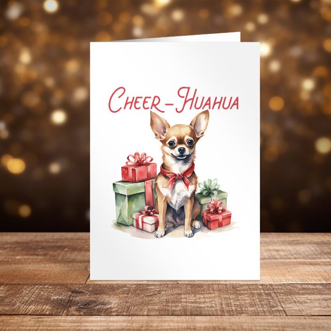 Chihuahua jul Glad helg roligt (Skapare uppladdad)