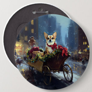 chihuahua jul högtidssäsong knapp