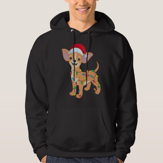 Chihuahua-jul Hoodie (Framsida)
