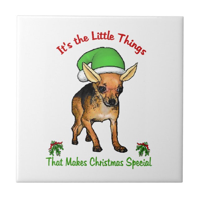 Chihuahua-jul Kakelplatta (Framsidan)