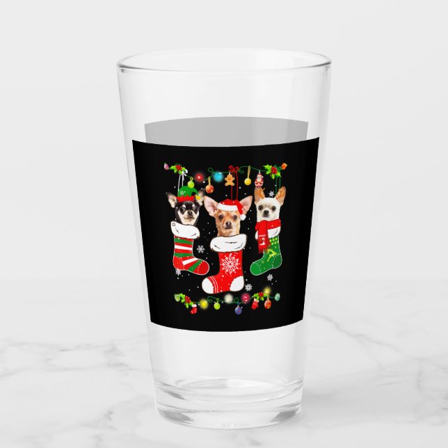 Chihuahua jul Ljus Glaskopp (Framsida)