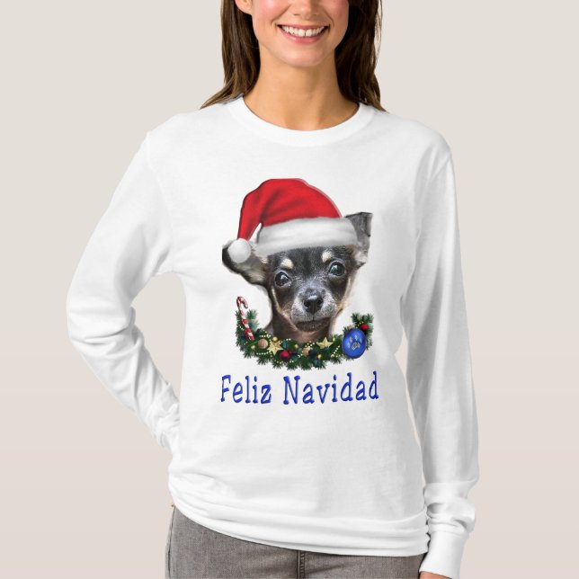 Chihuahua-jul T Shirt (Framsida)