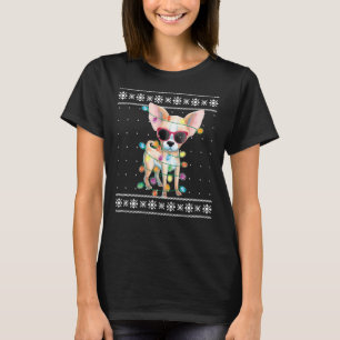 Chihuahua jul, ugglatt sötare för kvinnor, Hund Mo T Shirt