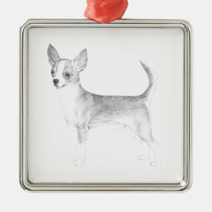 Chihuahua Julgransprydnad Metall