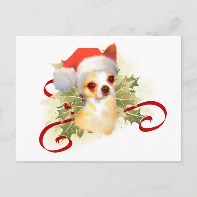 Chihuahua julkort helg vykort (Framsida)