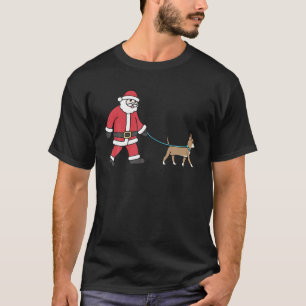 Chihuahua Jultomten Rolig hund jul T Shirt