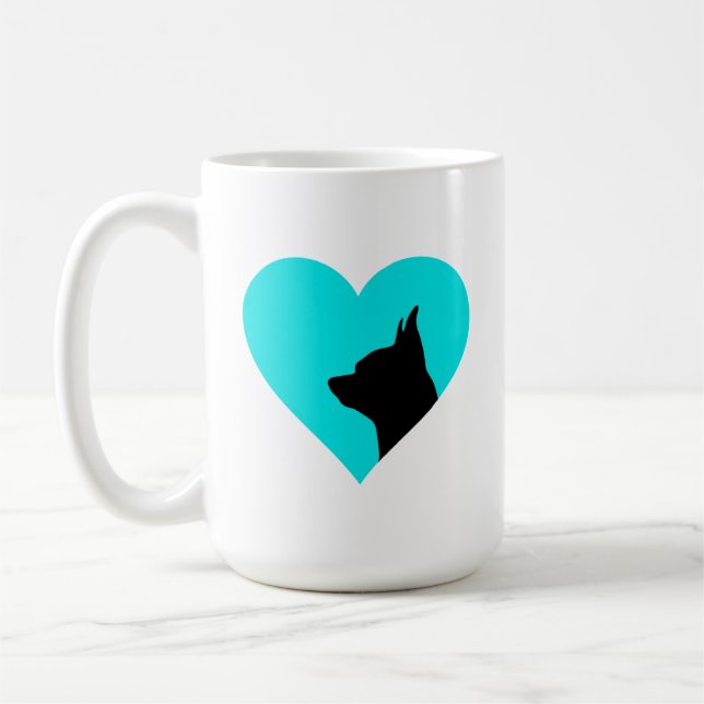 Chihuahua-kaffe mugg (Vänster)