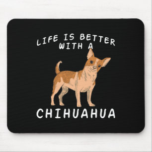 Chihuahua Kärlek - Chiuaua Hund Mamma Älskare som Musmatta