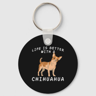 Chihuahua Kärlek Chiuaua Hund Mamma Älskare som sä Nyckelring