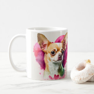 Chihuahua Kärlek Graphic Kaffemugg