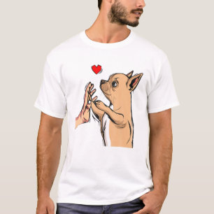 Chihuahua Kärlek Rolig hund Mamma Girls Gift T Shirt