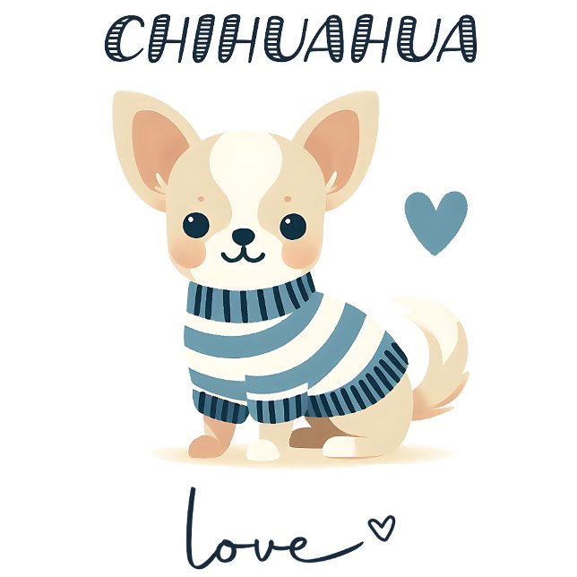 Chihuahua Kärlek T Shirt (Skapare uppladdad)
