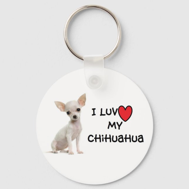 Chihuahua Keychain Nyckelring (Framsida)
