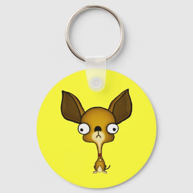 Chihuahua Keychain Nyckelring (Framsida)