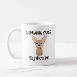 Chihuahua Kisses korrigerar allt Kaffemugg